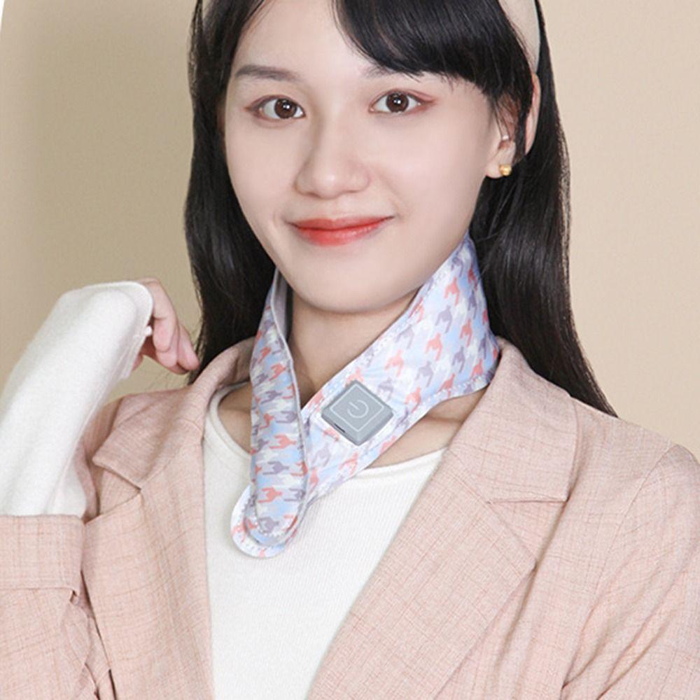 Adjustable Temperature Electric Heated Scarf Folding Neck Warmer Thermal Neckerchief  Stiffness