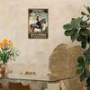 Металлическая настенная art Лошадь Винтажная жестяная вывеска Декор в стиле фермерского дома Западный бар Рустик