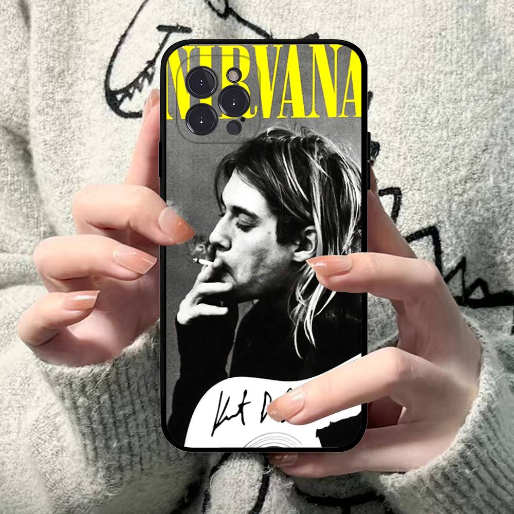 N-Nirvanaes Rock Band Phone Case For IPhone 17 16 15 Plus X 14 11 12 13 Mini Pro Max Mobile Case