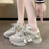 Женские кроссовки Белые плоские туфли для женщин кроссовки Новые повседневные кроссовки Zapatos Mujer Теннисные женские толстые кроссовки