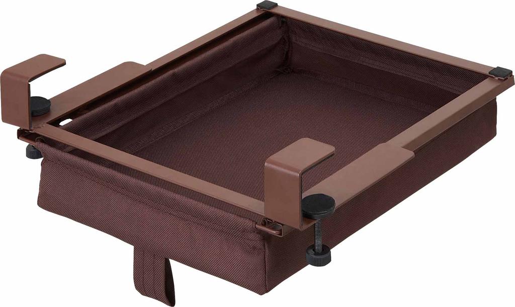 Cogit Storage for Your Living Room Convenient for Storing Cutlery and Small Brown Under-the-table Slide-out Child's Study, Items.