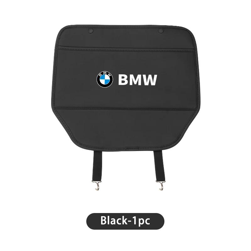 Car Sticker 2025 Hot Car Seat Back Protection Anti-Kick Pad Rear Seat Organizer Storage Bag For BMW M3 M4 X1 X3 X5 X7 E39 E46 E6