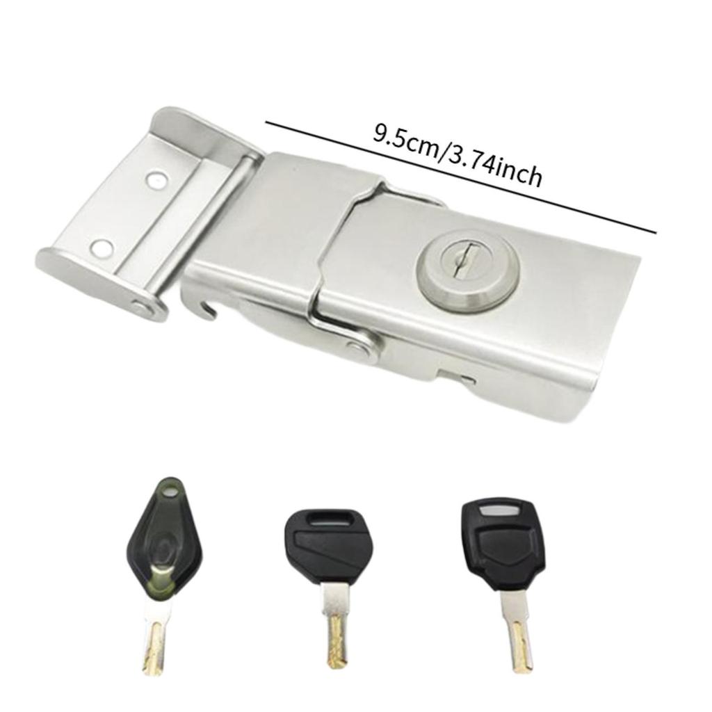 Motorcycle Trunk Lock Anti-theft for Saddlebags Wooden Case Tool Box