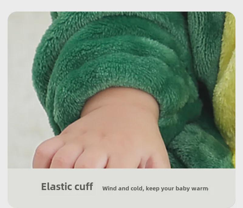 Детский костюм для скалолазания с динозавром, детский комбинезон с единорогом, детская фланелевая одежда для скалолазания, детская одежда для скалолазания Cross-Border