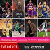 HD Постер Легенды Баскетбола: Кобе, Леброн, Карри, Харден, Уэйд