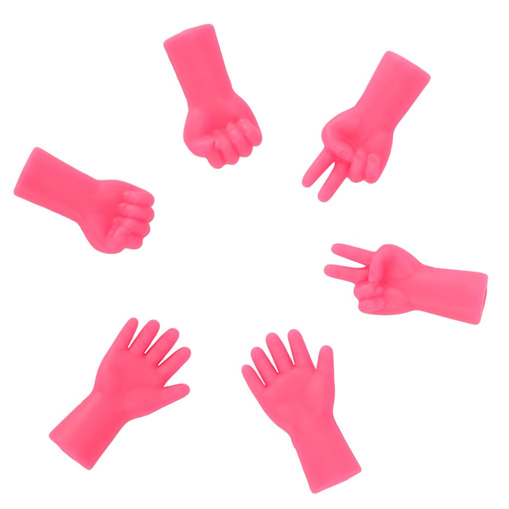 6pcs Knitting Point Protectors For DIY Weave Knitting Sewing Mix Shaped Tip Stopper