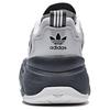 adidas Оригинальные OZGAIA Увеличивающие рост Низкие Кроссовки на Толстой Подошве Женские Черно-белые KK2749