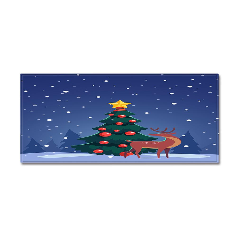 Рождественский кухонный песочный ковер придверный коврик длинный напольный коврик