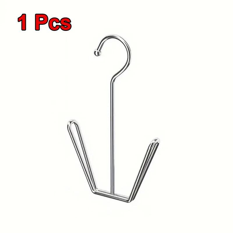 1/3/5 шт. прочная вешалка из нержавеющей стали для обуви, экономящая место, металлический крючок для хранения пальто, шапок, тапочек, идеально подходит для использования в помещении
