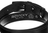 Wide leather belt R-PI-02-110-5018 Black