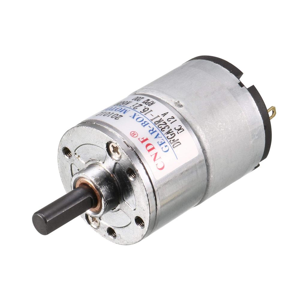 uxcell DC Gear-Box Motor, DC , 200 rpm, High Torque Speed