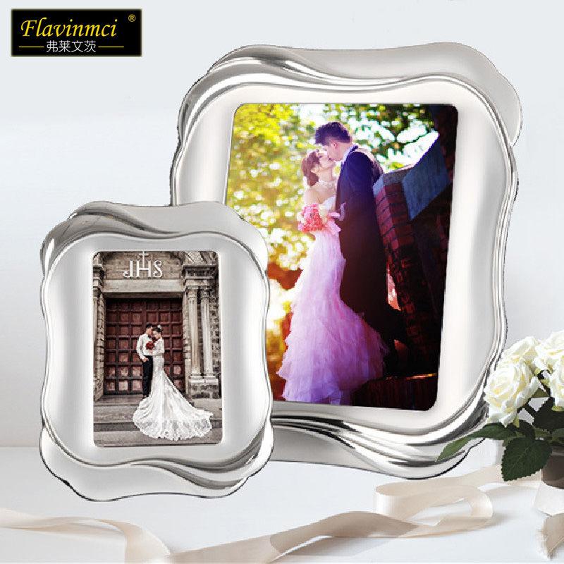 Итальянская Минималистичная Фоторамка Скандинавский Креативный Дизайнерский Металлический Фоторамка для Спальни Гостиная Домашний Декор