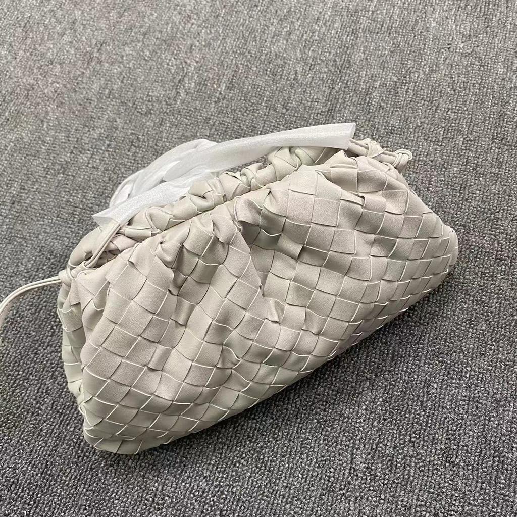 Женская новая плиссированная сумка-пельмень из натуральной кожи, сумка-облако из коровьей кожи, плетеная сумка через плечо, сумка через плечо Ashi Ge в том же стиле