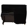 Durable, Thick, Washable Dustproof Piano Cover for Upright Pianos and Double Stools, 158 X 45 X 112cm (Black)