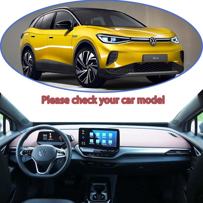Dashboard Cover Pad for Volkswagen ID.4 ID.5 VW ID4 ID 4 ~ Anti-dirty Rugs Mat Sunshade Carpet Car Accessories Stickers