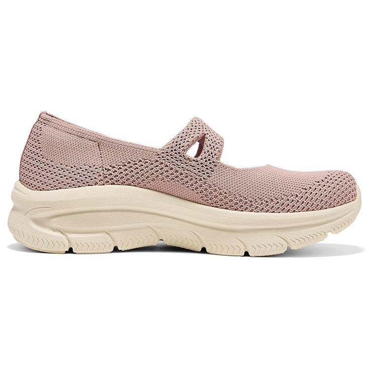 Skechers Arch Fit Mc Dlux Удобные Универсальные Туфли Мэри Джейн Женская обувь Розово-Красный 159519-ROS