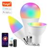 Умная светодиодная лампа для дома E27 E14 GU10 220 В Spot Magic Сменная лампа Lampada+APP Control Decoration RGB White