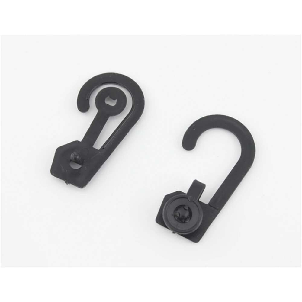 200pcs/lot Plastic Display Hooks Shirt Dress Underwear Sock Gloves Clip Hanger Bag Package Header Hook Clothes Hangers