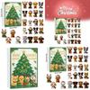 Christmas Dog Lover Advent Calendar With Acrylic Tree Ornaments For Holiday Celebration