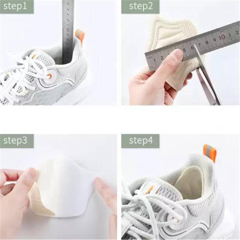Регулируемая противоизносная подушка для ног Подушка для пятки Стелька-бриошь Защитная наклейка 2 шт. Подушечки для обуви Вставки для спортивной обуви Стельки для пятки
