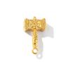 1PC 18K Gold Plated Charms Sun Shell Horse Arrowhead Feather Hammer 304 Stainless Steel Pendant For DIY Necklace Jewelry Making