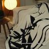 A-Class Bamboo Blanket: National Style Sofa and Bedding Accessory.