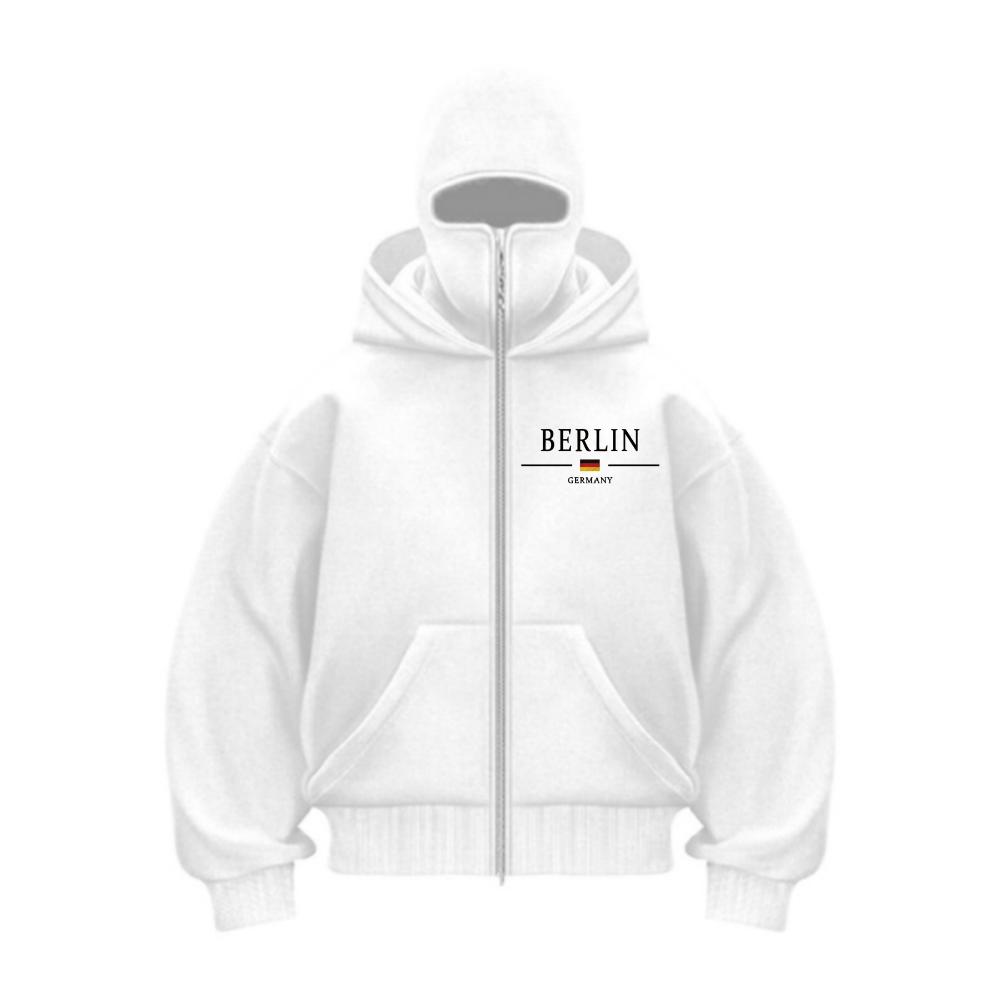 Мужская Y2K Готическая Харадзюку Осень и Зима Новый продукт Спортивная рубашка с двойным капюшоном