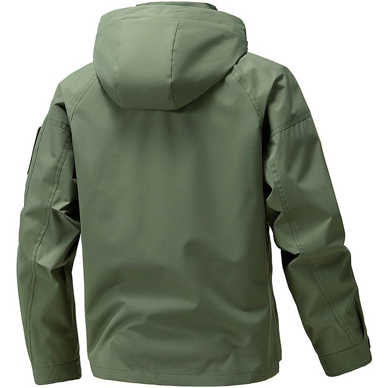 Spring Assault Jacket for Men, Outdoor Workwear, Hooded Jacket for Men