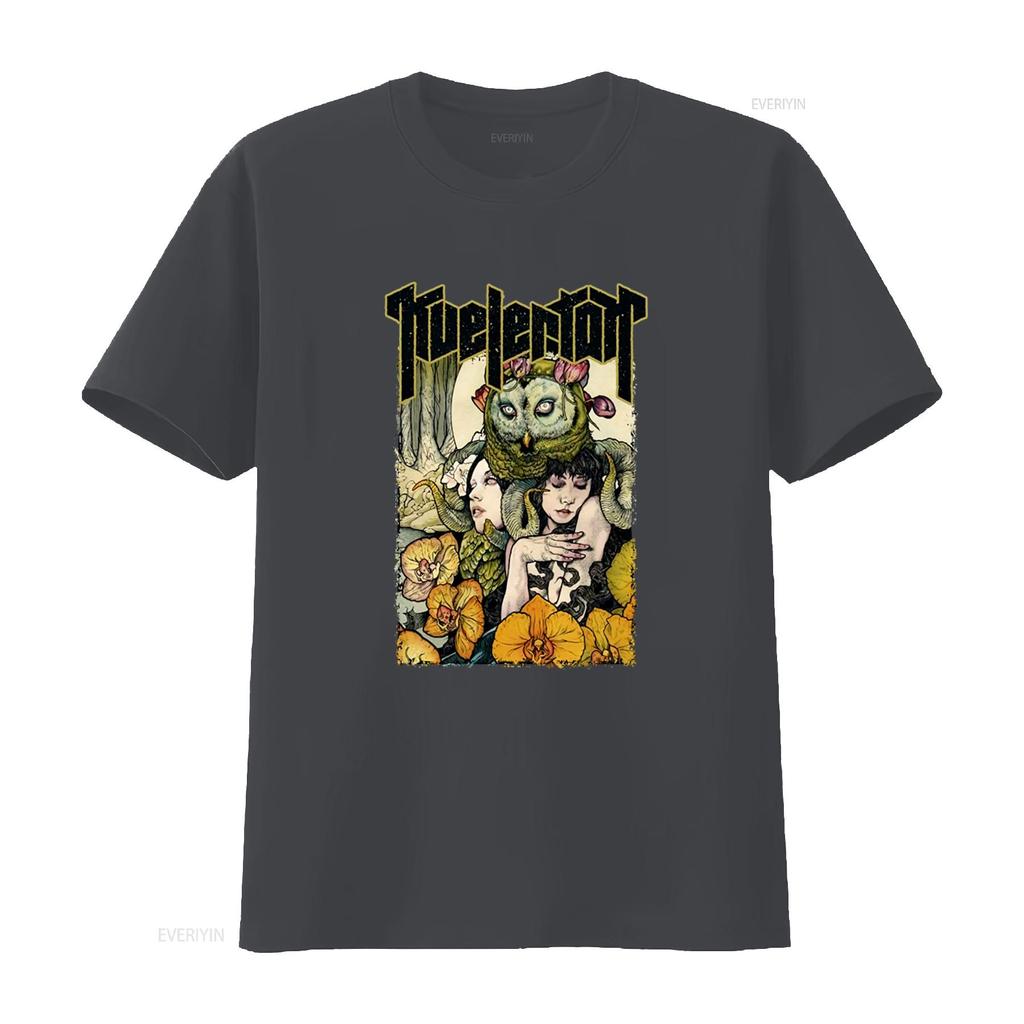 KVELERTAK Octopool T Shirt Unique Art Print with Owl Women and Floral Design for Stylish Look vintage Washed