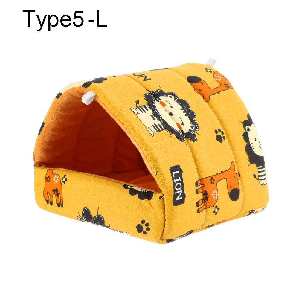 Cute Mini Cage Comfortable Winter Guinea Pig Nest Small Animal Sleeping Bed Warm Mat Hamster House
