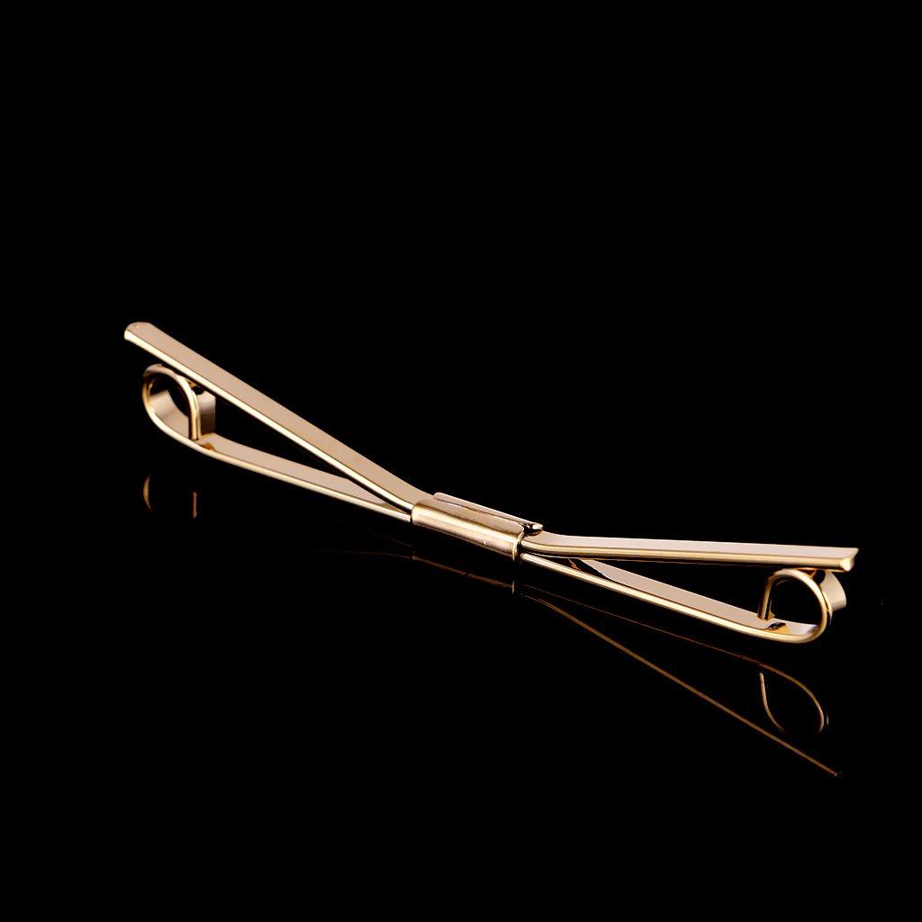 Lovoski Pin Brooch Clip Chain for Stylish for Ties 2-Pack Men,