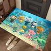 Octonauts game room non-slip mats are also suitable for men's bedrooms, living rooms, sofas, and other places, and are washable,