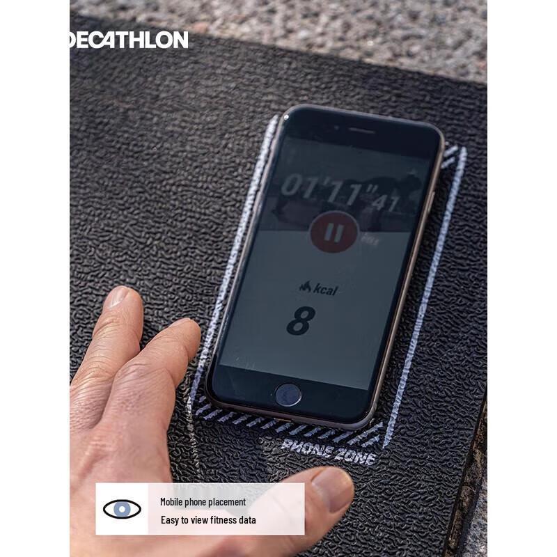 Складной противоскользящий коврик для йоги и фитнеса Decathlon