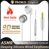 ASMR наушники для сна стерео HIFI тяжелые басы силиконовая гарнитура 3.5MM AUX/Type-C внутриканальные проводные наушники для Samsung Huawei Xiaomi