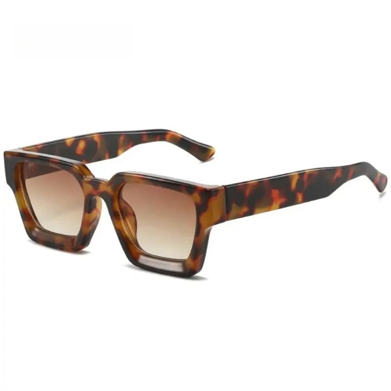 Модные трендовые очки Простые стильные Толстые Большие Квадратные Очки от солнца Материал UV400 для Мужчины Женщины Солнцезащитные очки