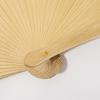 Solid Color Wooden Folding Fan Portable Summer Handheld Cooling Fan Decoration Dance Performance Props Party Costume Accessories