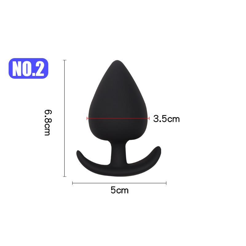 Анальная пробка Безопасный силиконовый дилдо Анальные пробки Стимуляция точки G Унисекс Носимый стопор Игрушки для секса для взрослых для мужчин и женщин