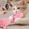 Интерактивная игрушка-грызунок для кошек, кормушка-головоломка для питомцев, имитация рыбы, устойчивая к укусам, игрушка для котят, для стачивания зубов, жевания, товары для кошек