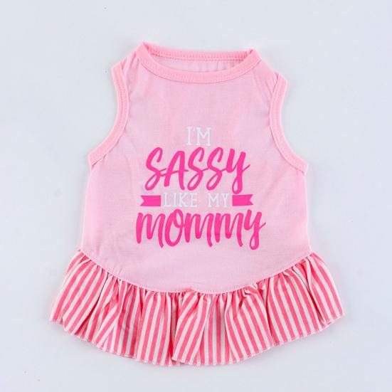 Красивое платье для домашних животных с узором в виде сердца. Инновационное тонкое трикотажное хлопковое платье для собак на каждый день.