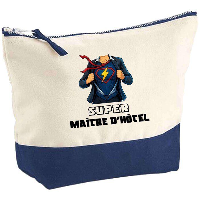 Trousse de maquillage - PLANETEE - Super Maître D'Hôtel Femme - Grand format - Coton - Impression sublimation HD