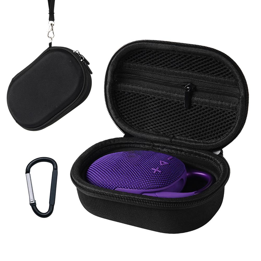 Жесткий чехол EVA Ударопрочный Жесткий чехол для переноски Брызгозащищенный Защитный дорожный чехол с сетчатым карманом для портативной колонки JBL Clip 5