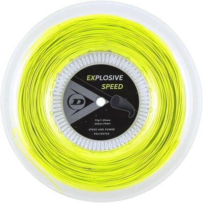 Теннисная струна Dunlop Explosive Speed DST12021, 240 м, Желтая, 1,30 мм,