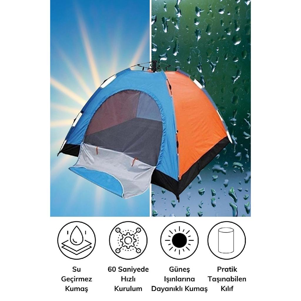 Палатка 200кс200кс140км семьи установки 4 человек полностью автоматическая располагаясь лагерем