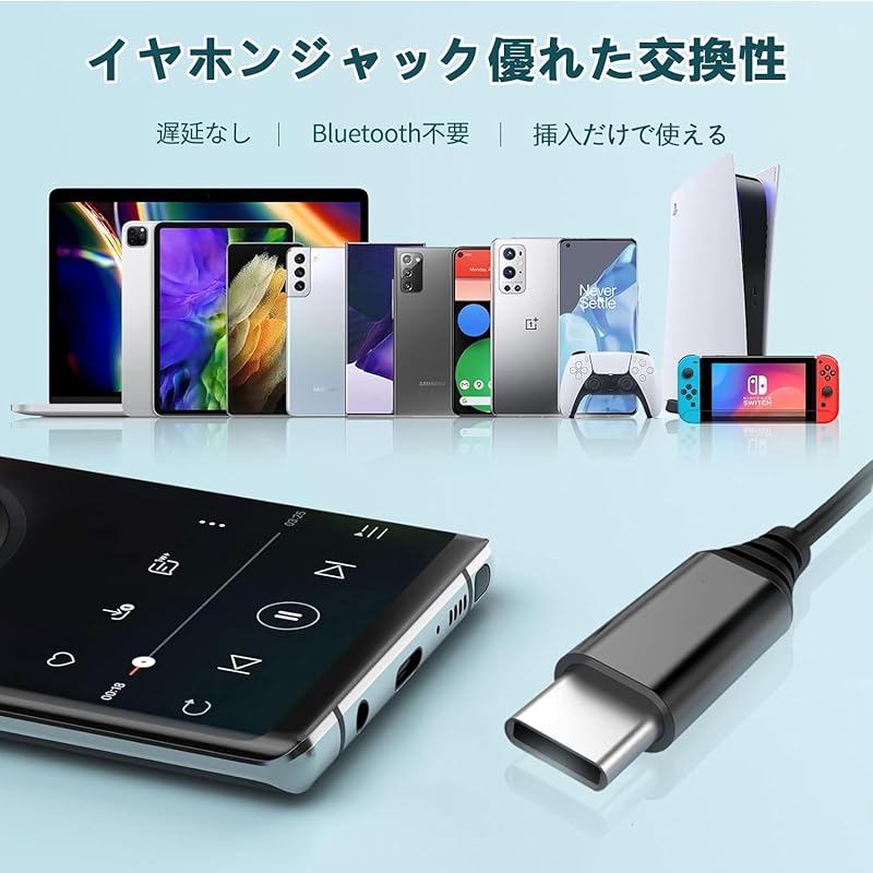 USB type c earphones wired Type-C [2024 Winter New Edition] Earphones Wired Type C Canal type with microphone Call available HIFI sound quality Volume