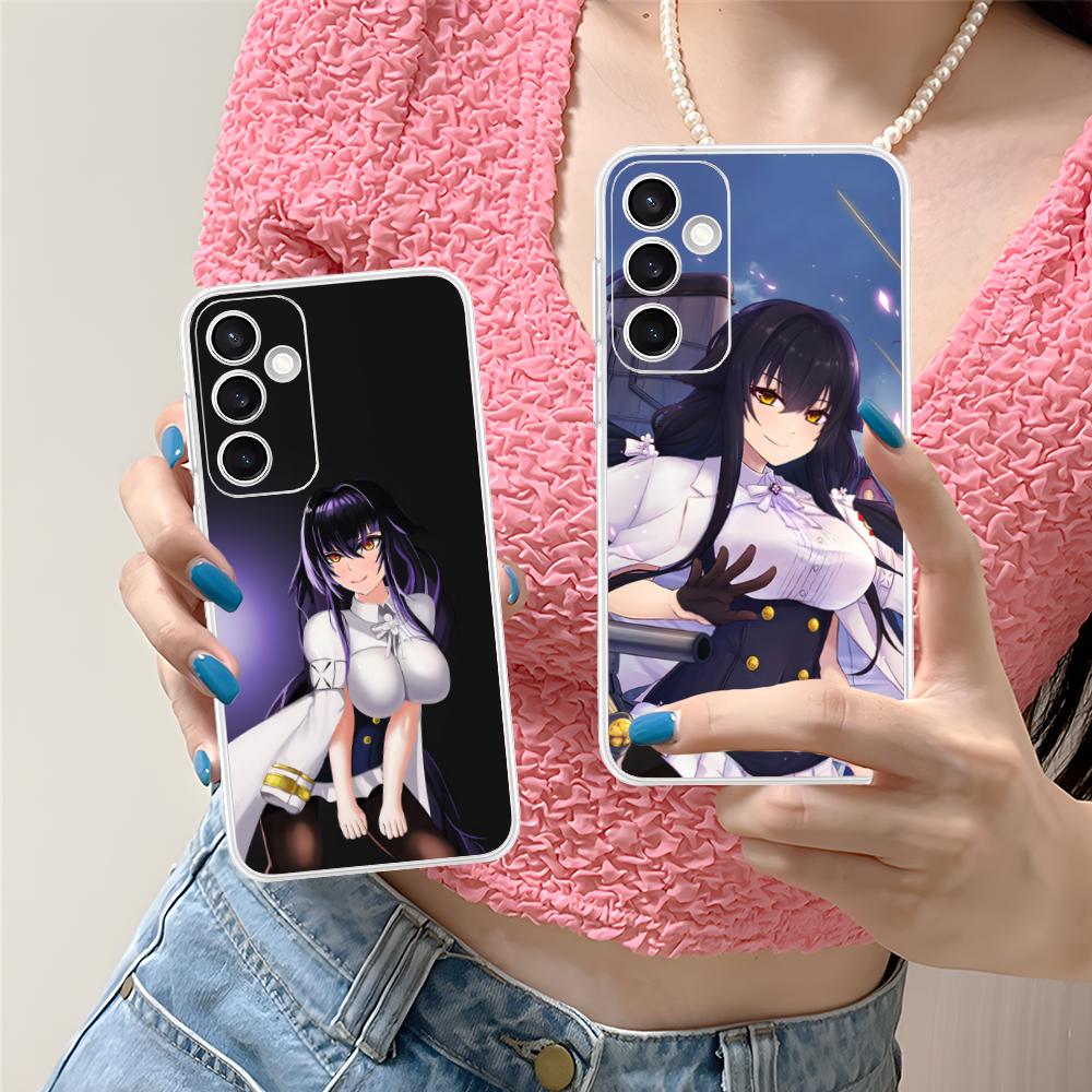 Чехол для мобильного телефона Azur Lane Azuma для Samsung Galaxy S25 S24 S23 S22 S21Plus FE Ultra Clear Colour Защитный смартфон Роскошный