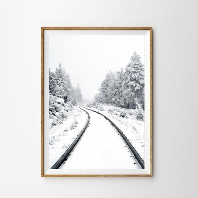 Рождественский Декор Зимний Снежный Лес Олень Лось Сова Солнечный свет Картина Декорации Домашний Декор Холст Плакат Художественная печать Настенная картина