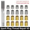 High Speed Steel Tap Spark Plug Thread Repair Kit Thread Inserts Kit  For Generators
