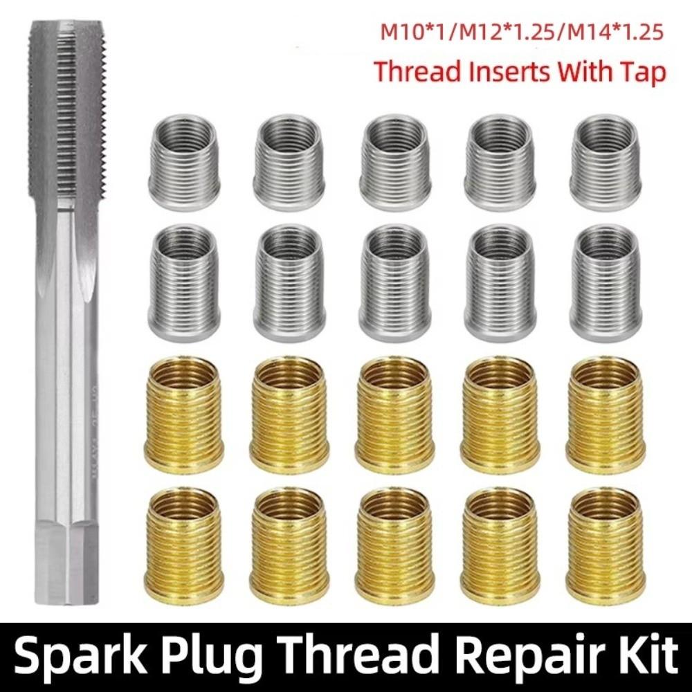 High Speed Steel Tap Spark Plug Thread Repair Kit Thread Inserts Kit For Generators