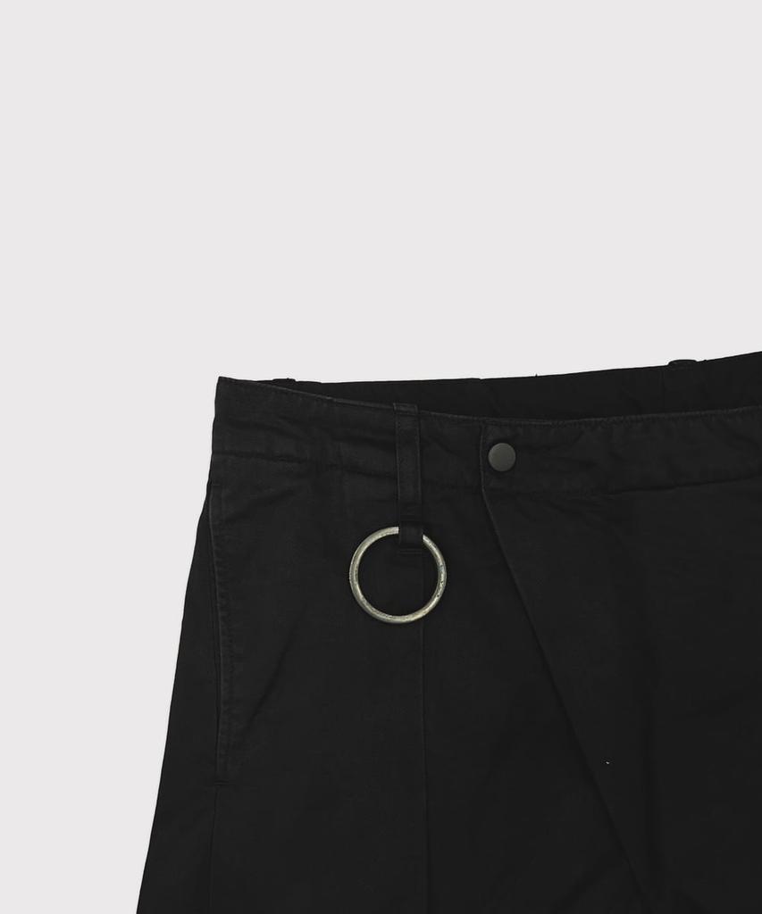 Maineoseu Wrapped Work Short(Aged Twill) - Black