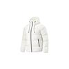 Li Ning Fitness Series Warm Letter Hooded Woven Down Jacket Men Tops Off-White AYMT305-5